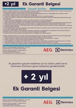 EK GARANTI KARTI (+2 YIL)